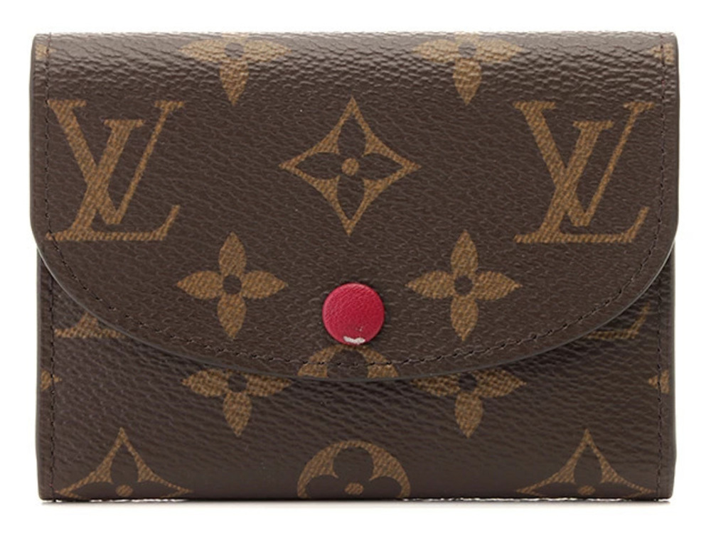 LOUIS VUITTON Portemonnaie Rosalie coin case Wallet Monogram Fuschia Pink